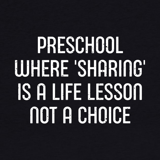 Preschool Where 'sharing' is a life lesson, not a choice by trendynoize